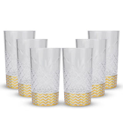 Happy Crysto Acrylic Glass 6 Pcs