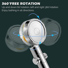 360 High Pressure Shower Head