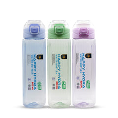 Happy Hydra Plastic Water Bottle 800ml