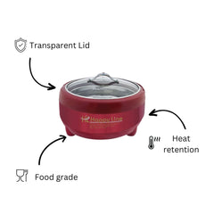 Happy Line Metallic Red Hotpot