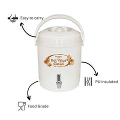 Happy Hot Value Gold Water Cooler 14 Ltr