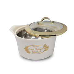 Happy Hot Value Gold Glass Top Hotpot