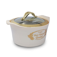Happy Hot Value Gold Glass Top Hotpot