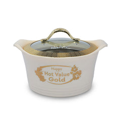 Happy Hot Value Gold Glass Top Hotpot