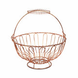 BA-8807 Fruit Basket Round Rose Gold