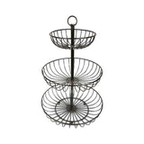 BA-8816 Table Basket 3 Layer Black