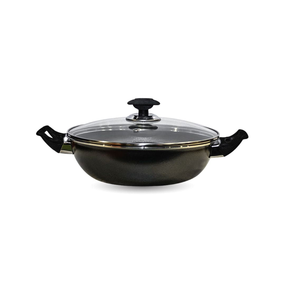 Kitchen King Proto Wok With Glass Lid