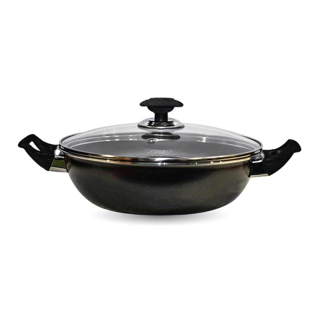 Kitchen King Proto Wok With Glass Lid