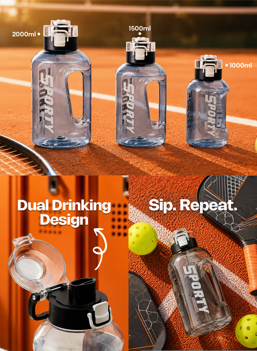 Happy Sporty Water Bottle mobile banner 2