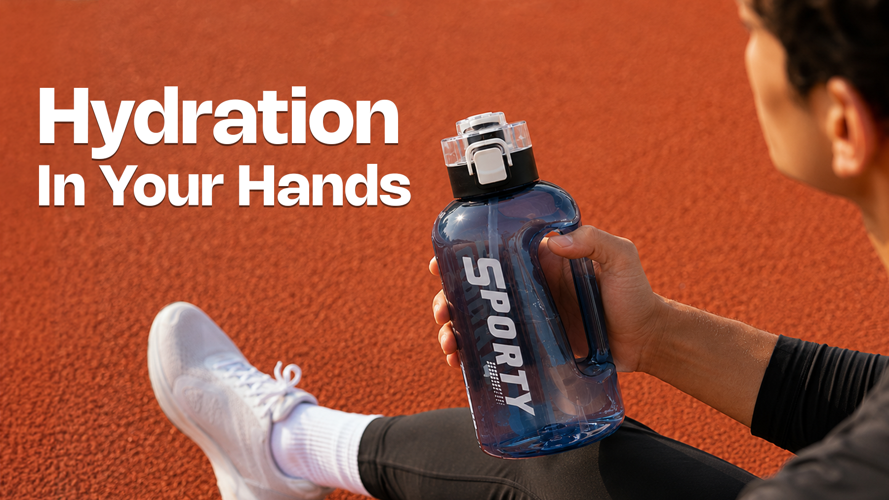 Happy Sporty Water Bottle banner 4