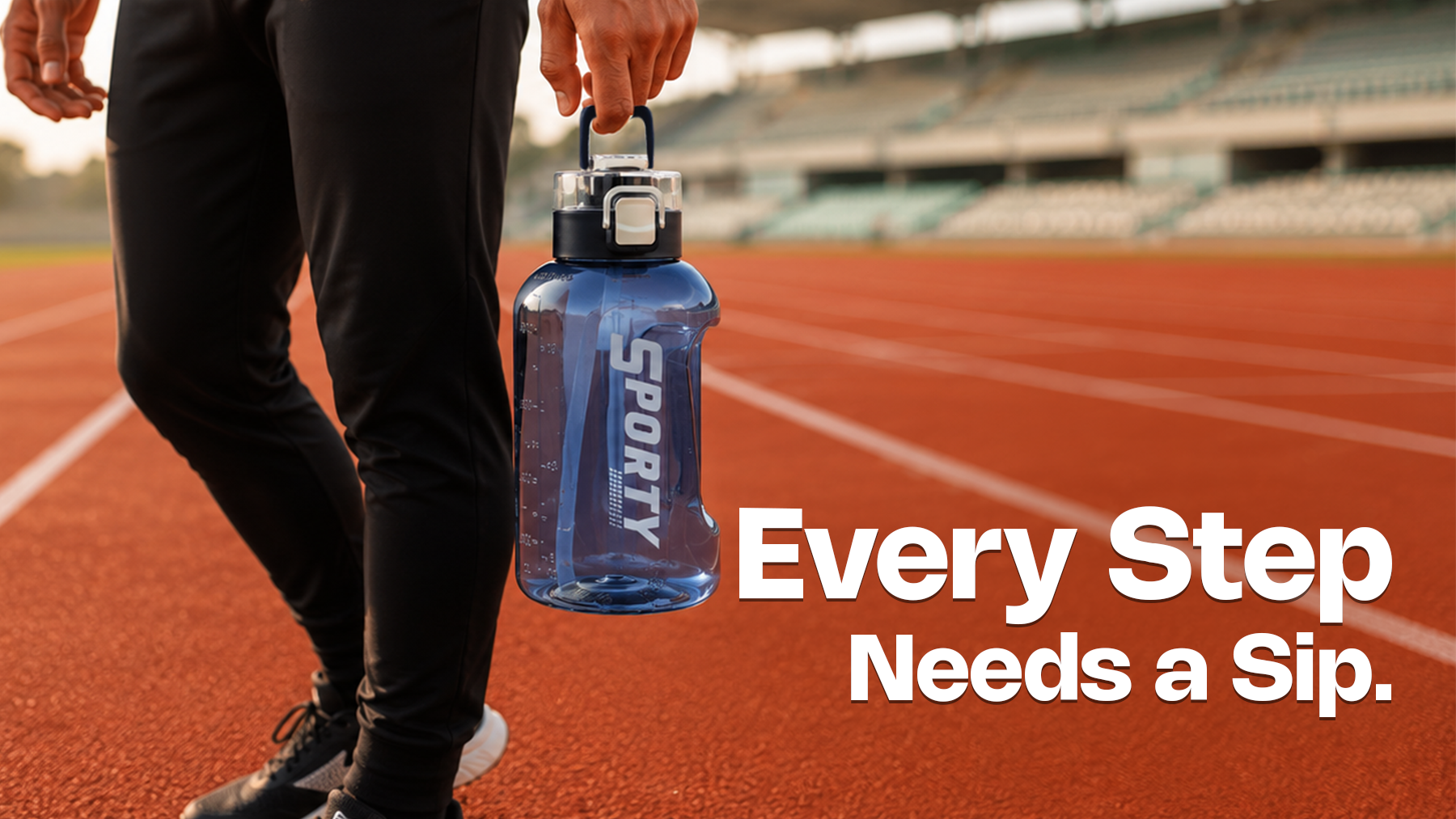 Happy Sporty Water Bottle banner 5