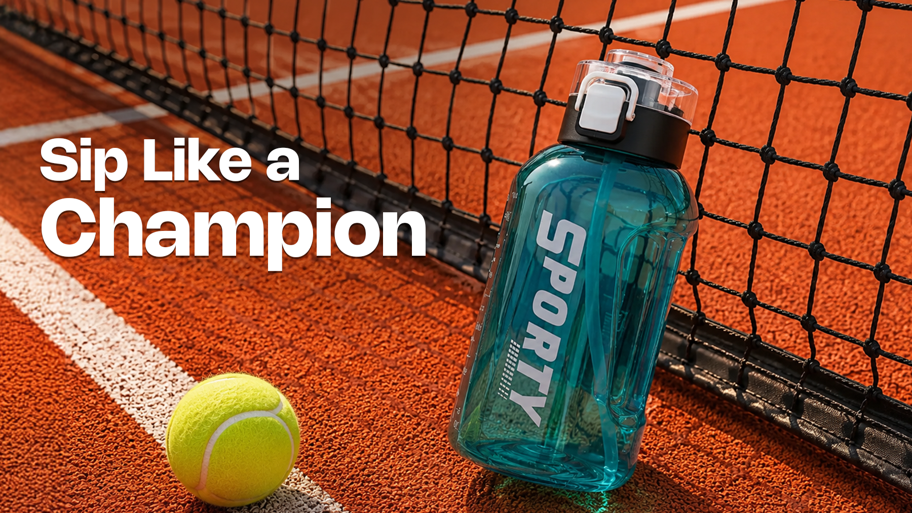 Happy Sporty Water Bottle banner 6