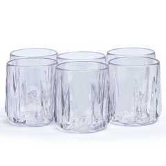 Drizzile Plastic Glass 6 Pcs Set