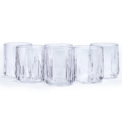 Drizzile Plastic Glass 6 Pcs Set