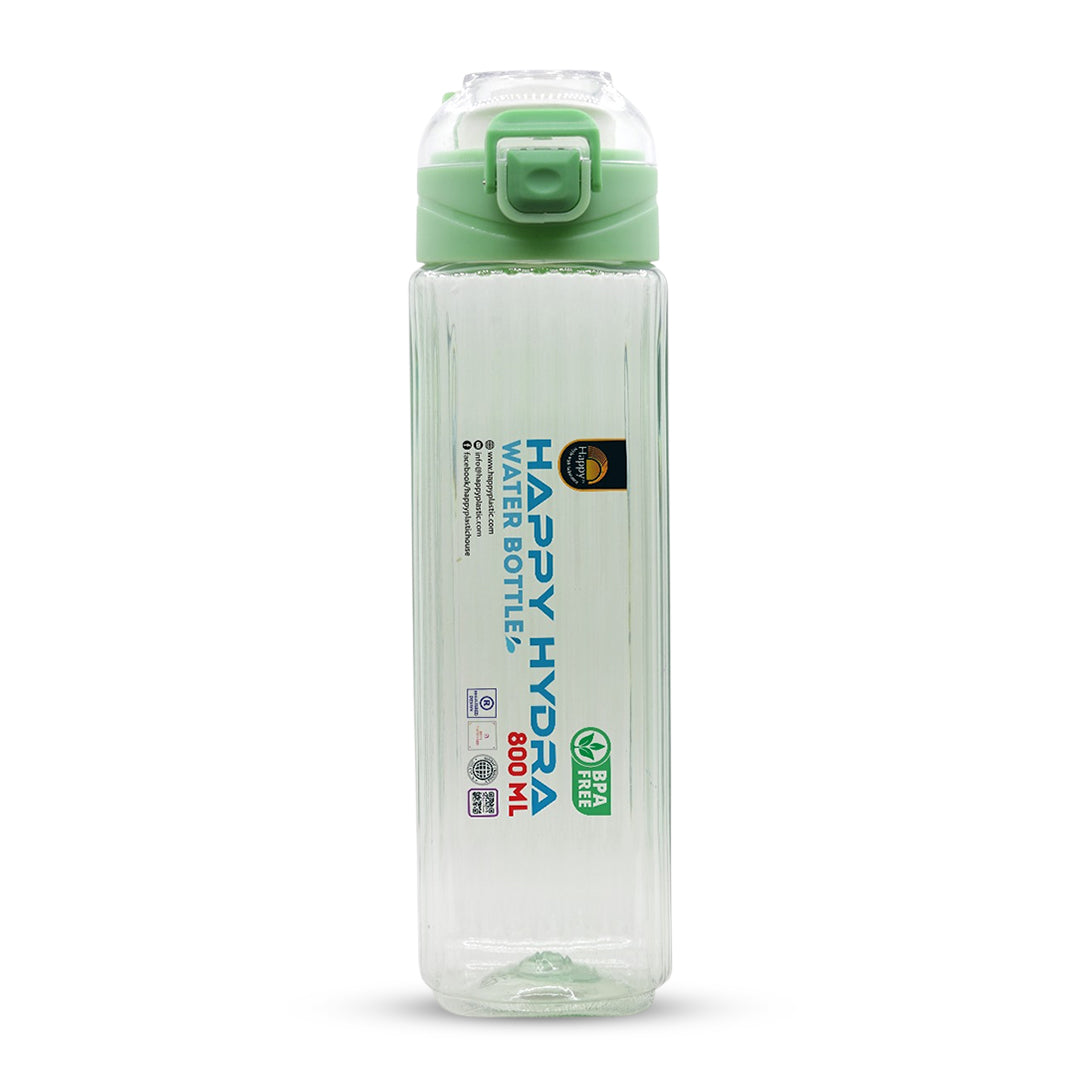 Happy Hydra Plastic Water Bottle 800ml