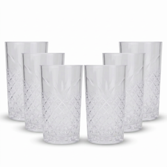 Happy Crysto Acrylic Glass 6 Pcs