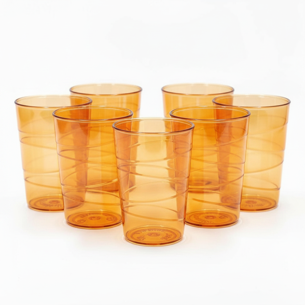 Springo Plastic Glass 6 Pieces
