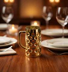 Happy Acrylic Jumbo Mug Gold 6 Pcs