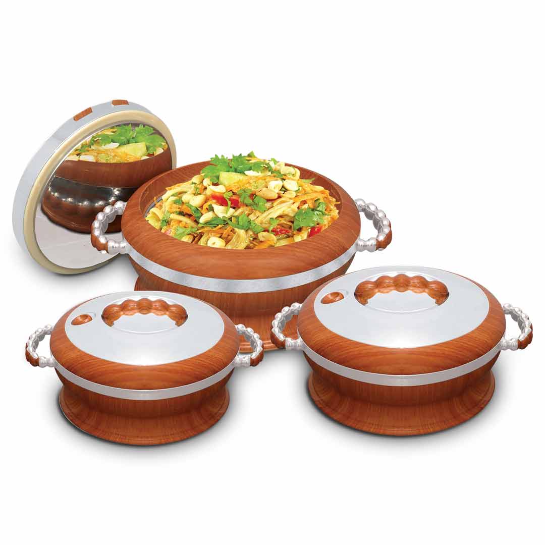 Buy 4 Pcs Arkon Food Warmer Set - Hot Pot & Cooler Set at Best