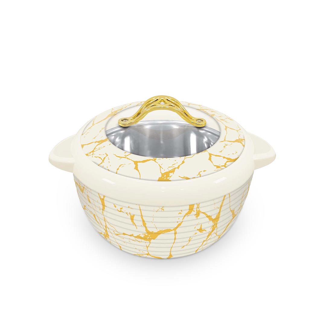 Happy Vhop Prima Glass Top 3 Pcs set White