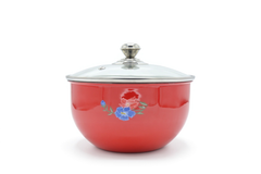 Fancy Steel Serving Bowl Set 3 Pcs