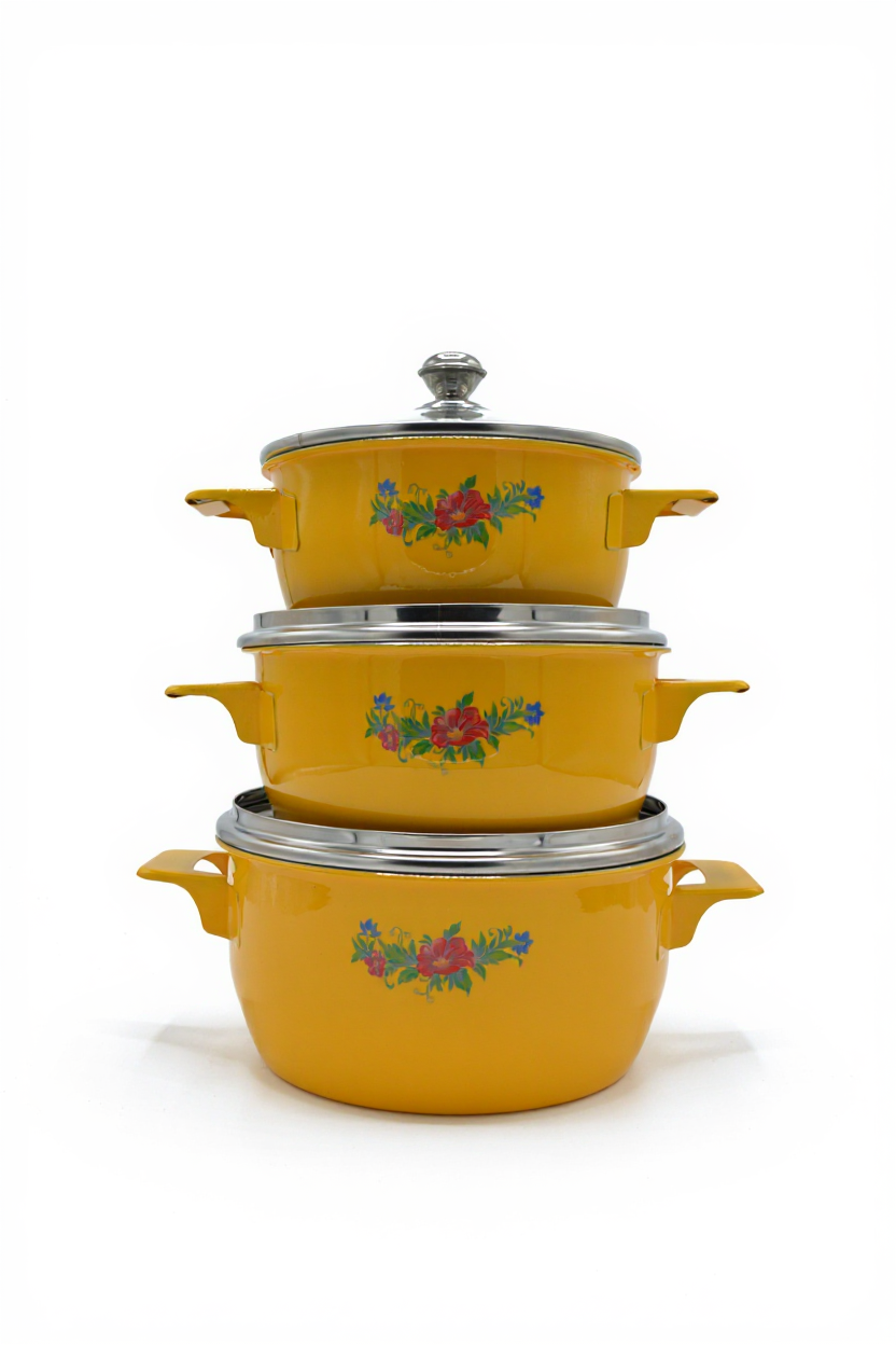 Supreme Steel Bowl Set 3 Pcs