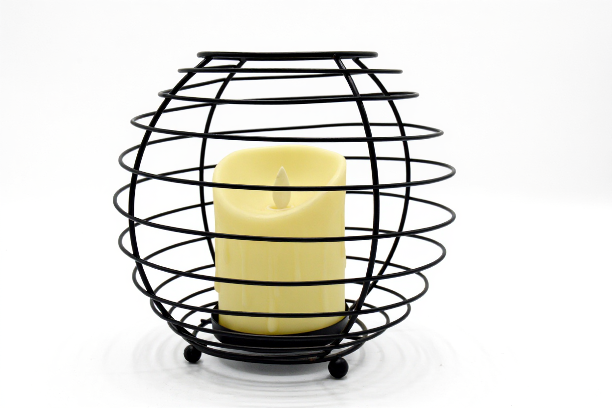Cage Candle Stand 2 Pieces