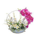 Flower With Golden Basket