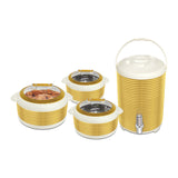 Happy Luxxy Gold (Glass Top 4 Pcs Set)