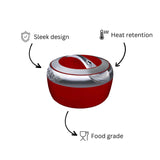 Hisense Metallic Casserole (Red)