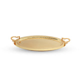 Golden Round Tray