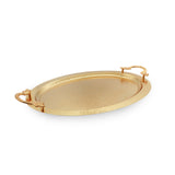 Golden Round Tray