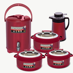 Handsome Metallic Plus Red - 5 Pc