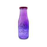 Glass Bottle With Straw 420ml
