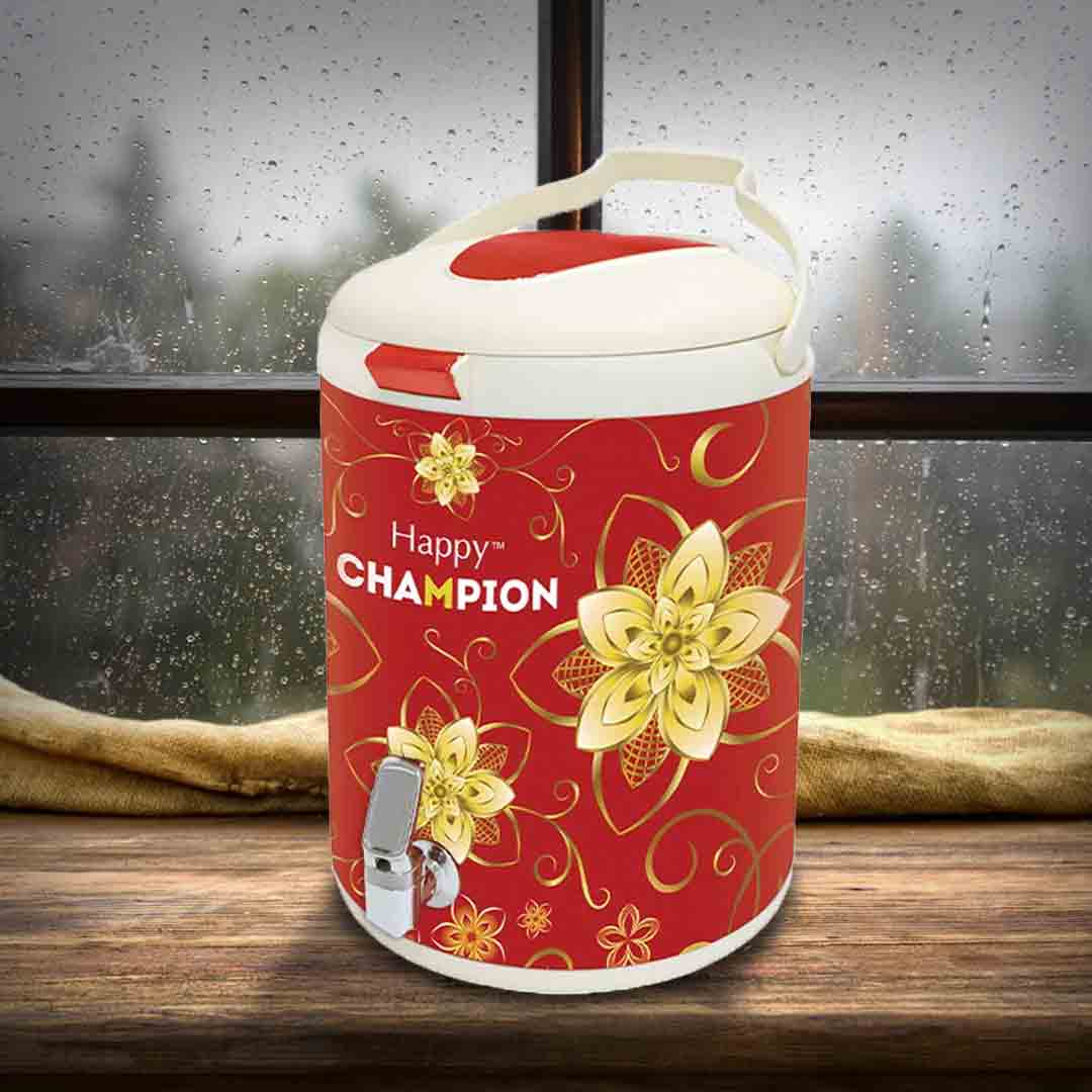 Happy Champion Water Cooler 13 Ltr (Red)