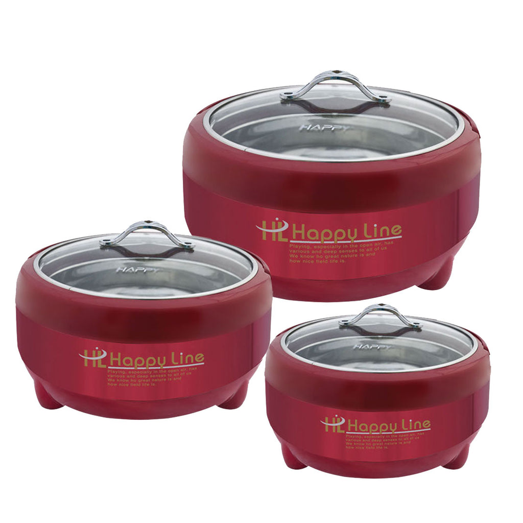 Happy House Plastic Hotpot Set Price in Pakistan Vol 2 (Red)