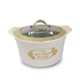 Happy Hot Value Gold Glass Top Hotpot